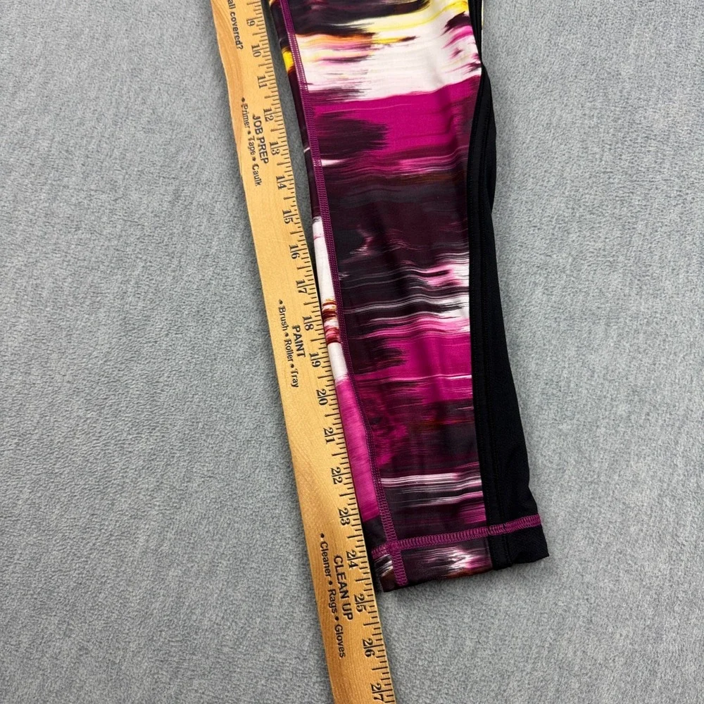 Lululemon Leggings Women 4‎ Pink Black Pace Tight 25